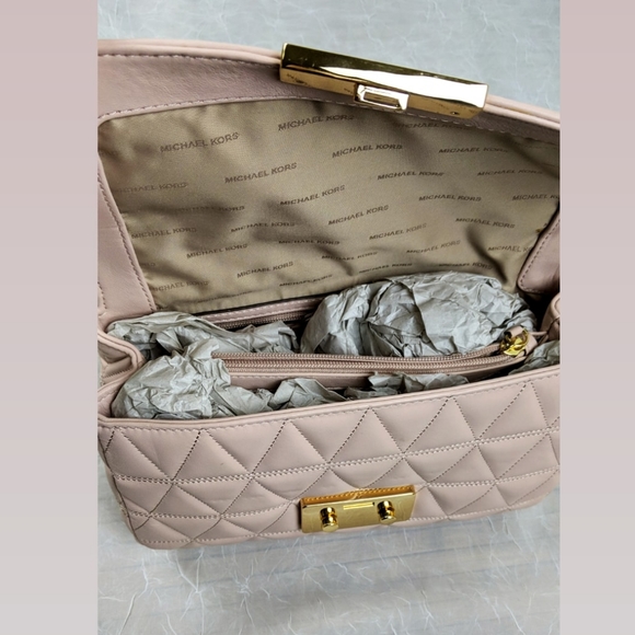 Michael Kors Soft Pink Sloan Quilted Shoulder Bag - Picture 8 of 8